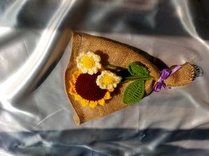 Handmade Sunflower And Daisy Flower Bouquet