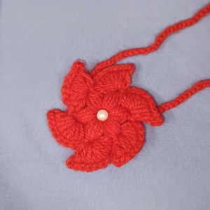 Crochet Flower Rakhi