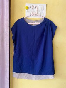 Blue Layered Top Bust 34/36