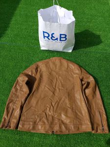 Tan Brown Leather Jacket