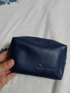 The Moms Co Blue Pouch
