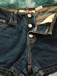 Vintage Denim High Waisted Shorts