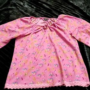 Pink Floral Top