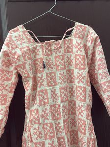 Peachy Printed Ethnic Kurta