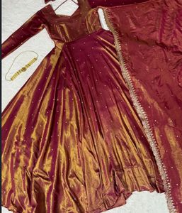 banarasi tissue silk anarkali❤️🫶