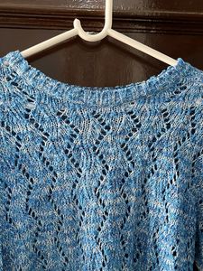 Blue 🦋Net Sweater