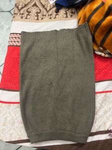 Button-Down Knit skirt
