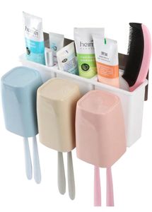 Self Adhesive Plastic Wall Mounted Toothbrush Hold
