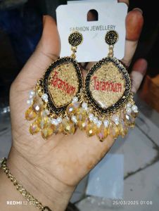 Custom Name Statement Earrings