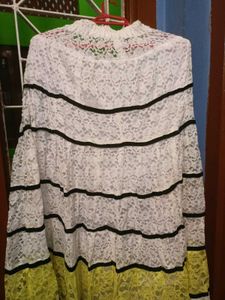 Beautiful White Long Skirt