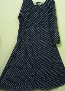 New/Unused Beautiful Black Gown With Dupatta