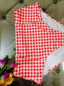 💖 Red Gingham Bikini Bottom