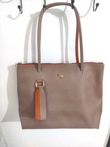 Beige Tote Bag