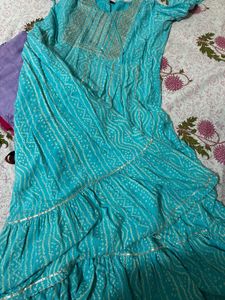 Elegant Blue Printed Kurta