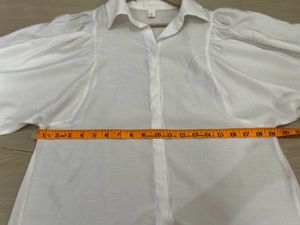 Stylist Loose Fit White Shirt