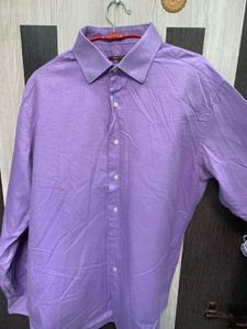 Branded Purple Checkered Shirt