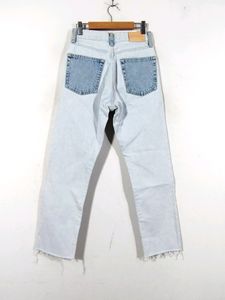 MC.CB.39 MNG Mid Rise 2 Tone Button Fly Jeans