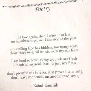 A Million Emotions, One Book By Rahul Kaushik