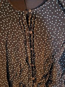 Vintage Polka Dot Midi Dress