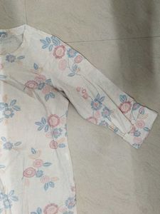 Floral Print Kurta