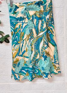 Extra Small/ Small Size Floral Print Skirt