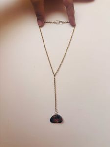 Unique real flower pendant chain