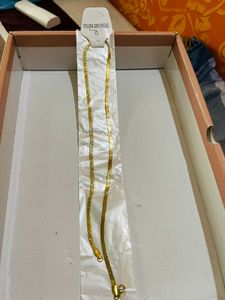 Gold Necklace chain new with tag