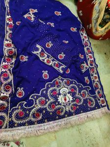 Aari Unique Work Saree With Blouse,,,,🤩