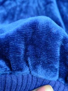 Velvet V-Neck Pullover