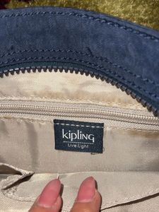 Kipling Blue Dark Medium Sling Bag