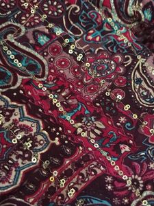 Patterned Mini Dress