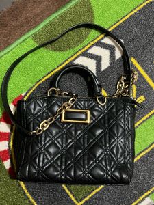 Zara Quilted Leather Satchel