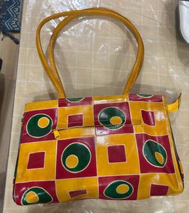Unique Geometric Pattern Handbag