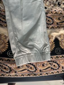Beige Casual Pants
