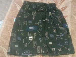 Boy's Printed Elastic Waist Shorts