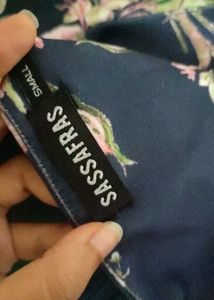 Sassafaras Floral Print Top