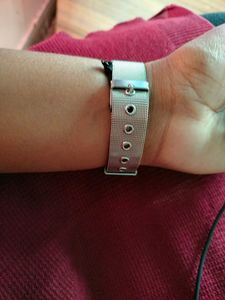 Women DK Silver Metallic Watch