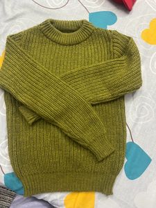 Green Knitted Sweater