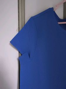 Chic Blue Shift Dress