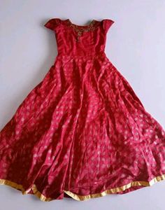 Red Ethnic Gown