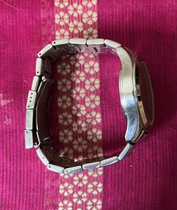 Titan Steel Analog Watch for men.