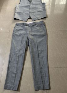 2 Pc Grey Men Suit
