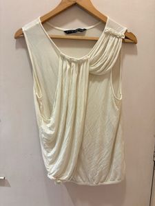 Zara Off-White Beautiful Top