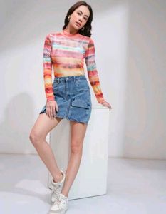 Tokyo Talkies  Printed Multicolour Women Top