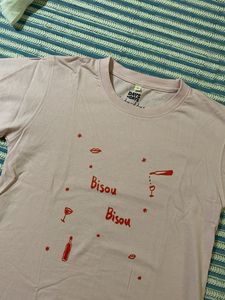 Aesthetic Pinteresty Pink Cropped Tshirt