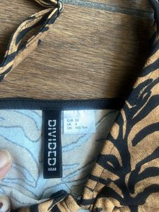HnM Tiger Print Bodycon Dress