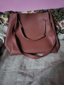 Hand Bag And 2 Clutches
