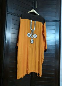 Freestyle Women Orange Free size Rayon Shrug