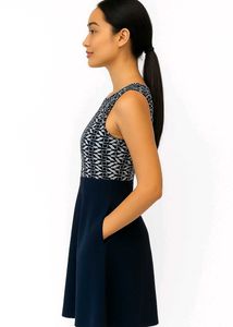 Chic Geo Print Dress