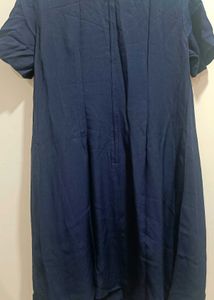 Vintage Navy Dress With Attached Blazer